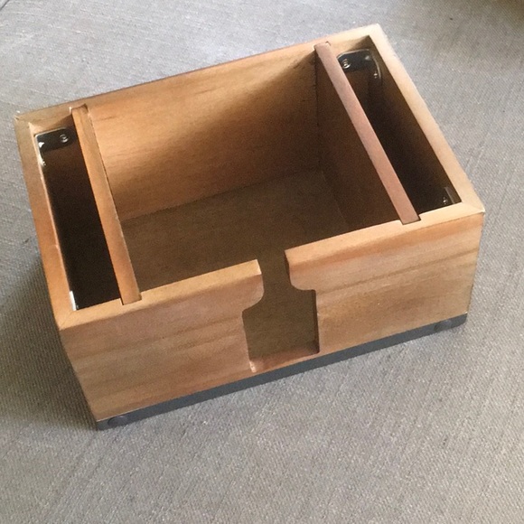 Knob Creek Wood Bar Napkin Caddy - Picture 1 of 14